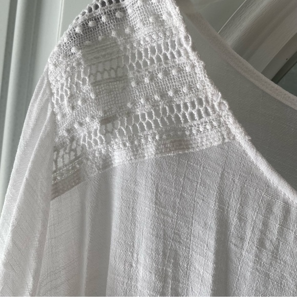 NWT Hope & Harlow top blouse white cotton SZ 2X. - Picture 4 of 10